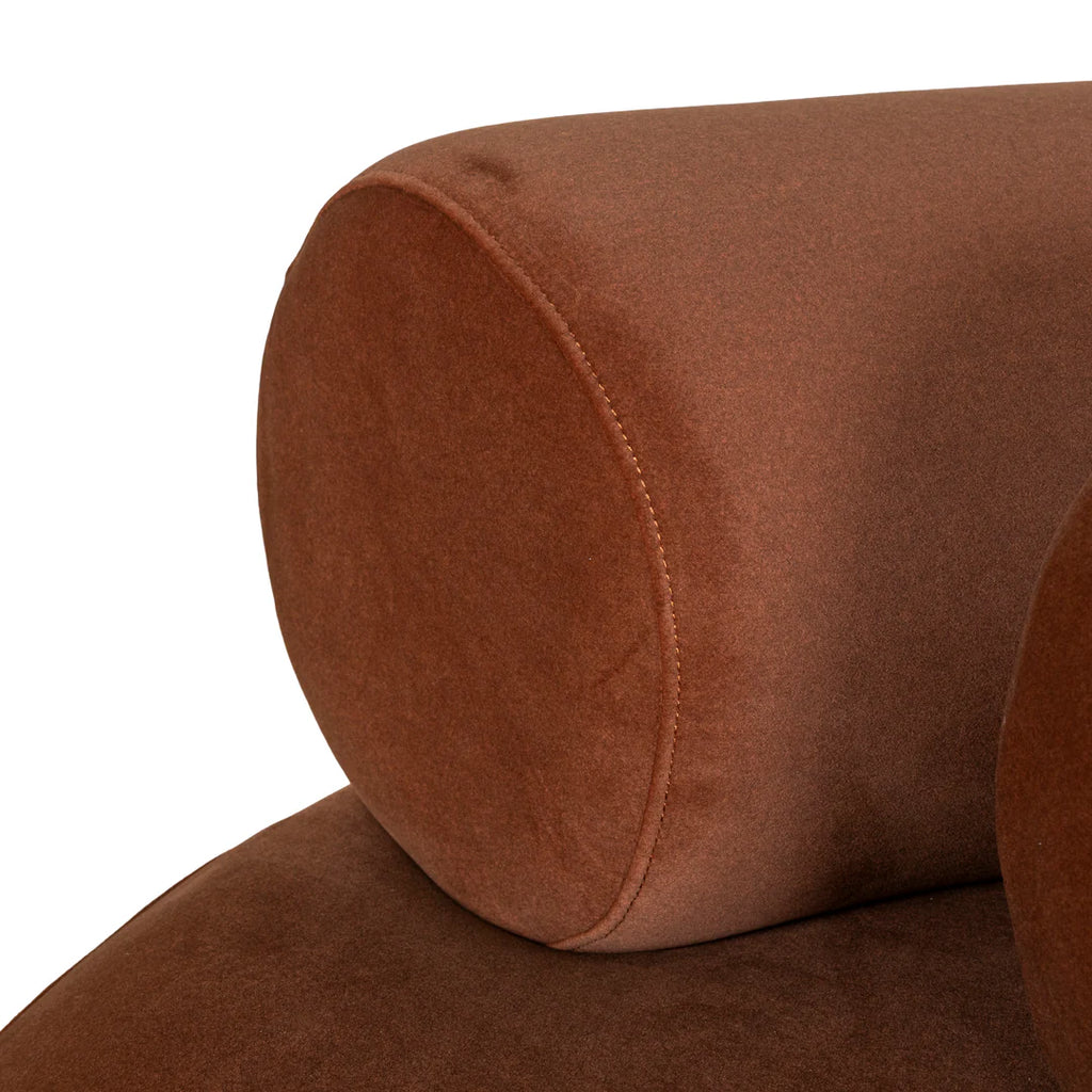 3 Seater Sofa - Burnt Brown