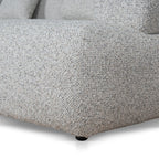 Left Chaise Corner Sofa - Noah Silver Lining
