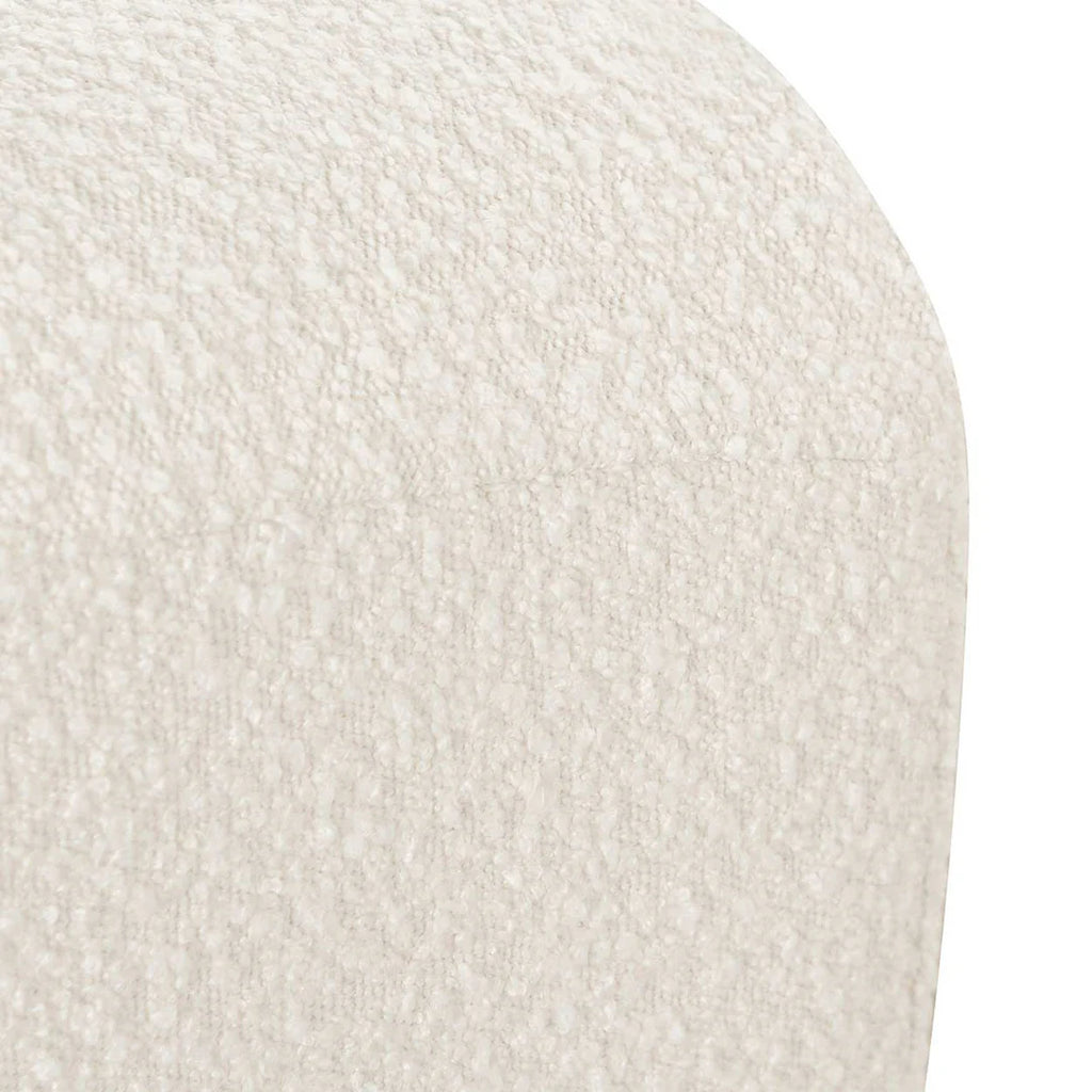 Armchair - Ivory White Boucle