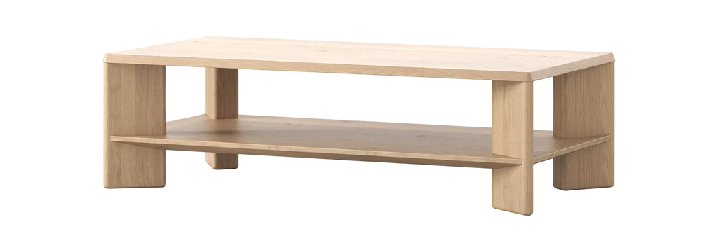 Lenny 1300 Coffee Table - Oak Crema