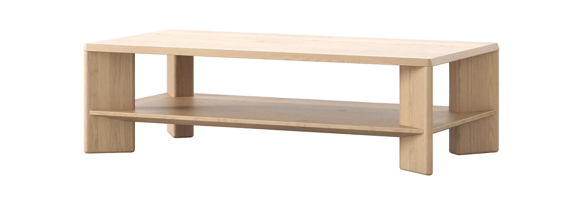 Lenny 1300 Coffee Table - Oak Crema