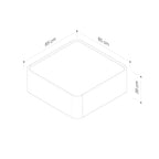 Leonard Coffee Table - Oak Black