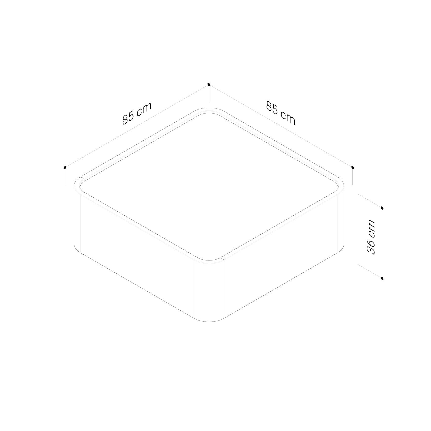 Leonard Coffee Table - Oak Black