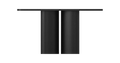 Leonard Console Table - Oak Black