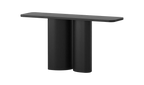 Leonard Console Table - Oak Black