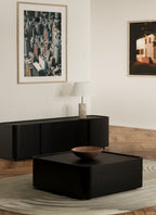 Leonard Coffee Table - Oak Black