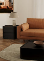 Leonard Coffee Table - Oak Black