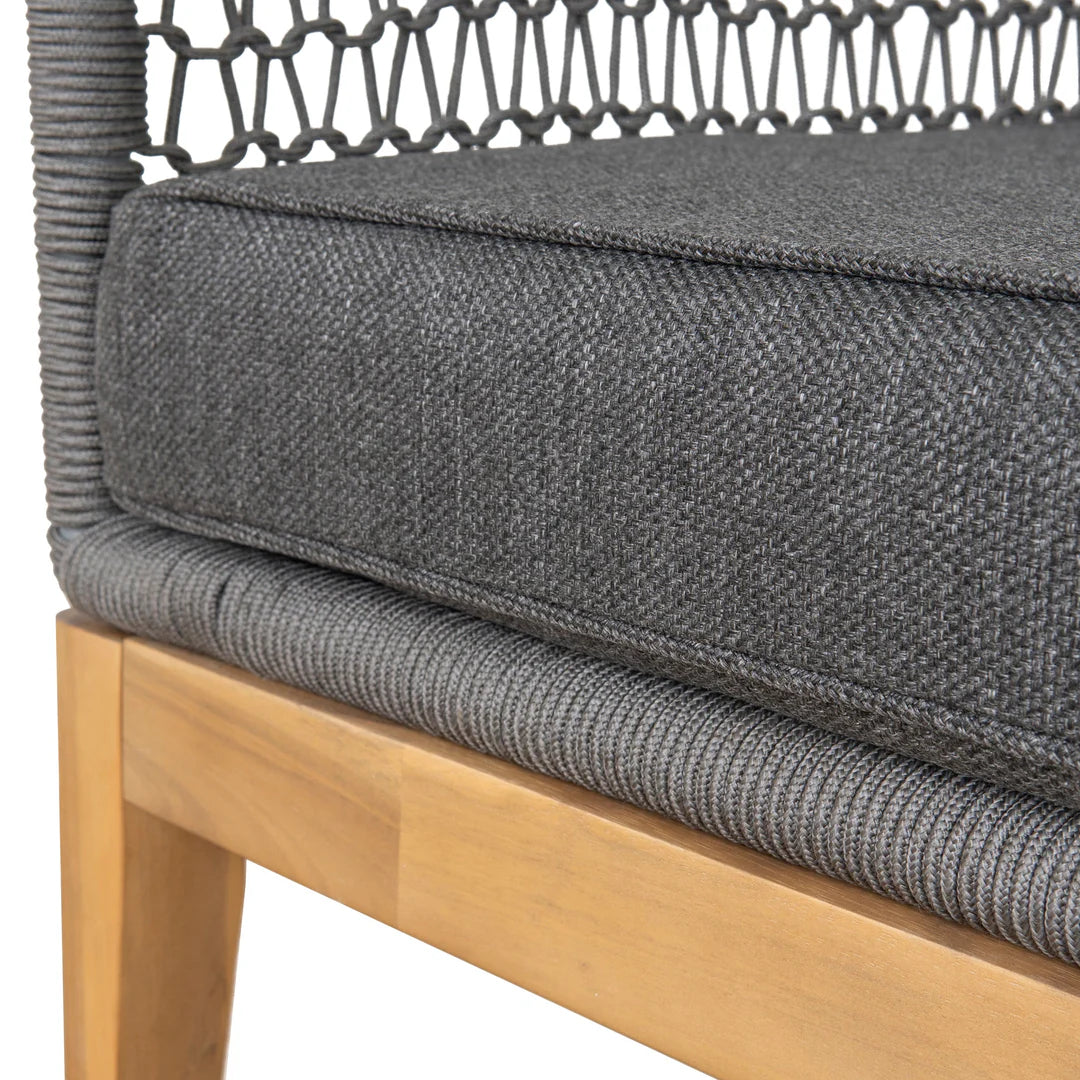 4pcs Outdoor Lounge Set - Grey