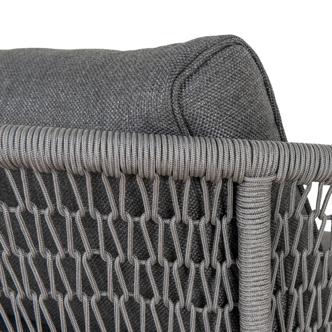 4pcs Outdoor Lounge Set - Grey