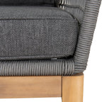 4pcs Outdoor Lounge Set - Grey