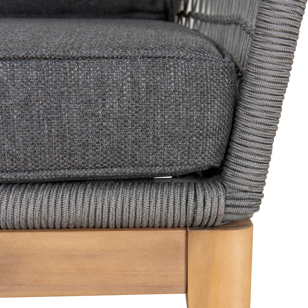 4pcs Outdoor Lounge Set - Grey