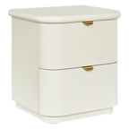 Lina Bedside Table - Ivory