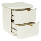 Linley Bedside Table - Ivory