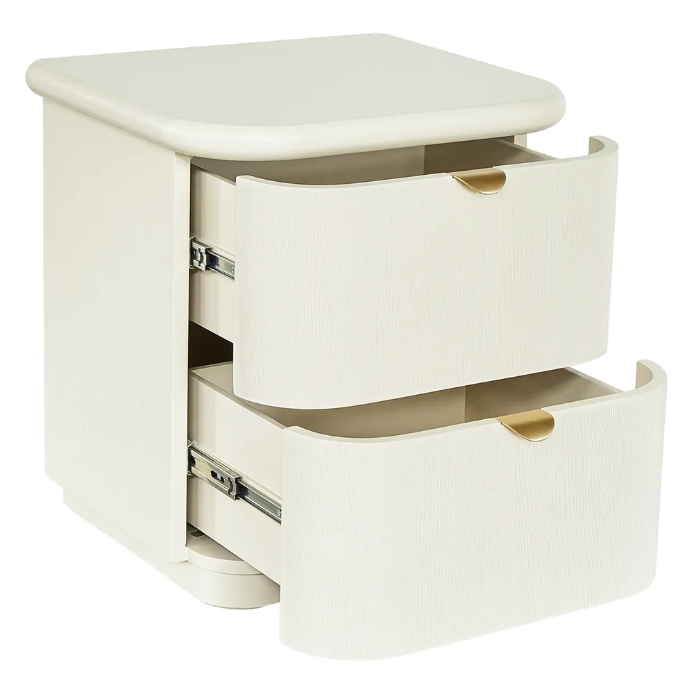 Linley Bedside Table - Ivory