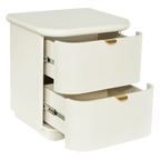 Lina Bedside Table - Ivory