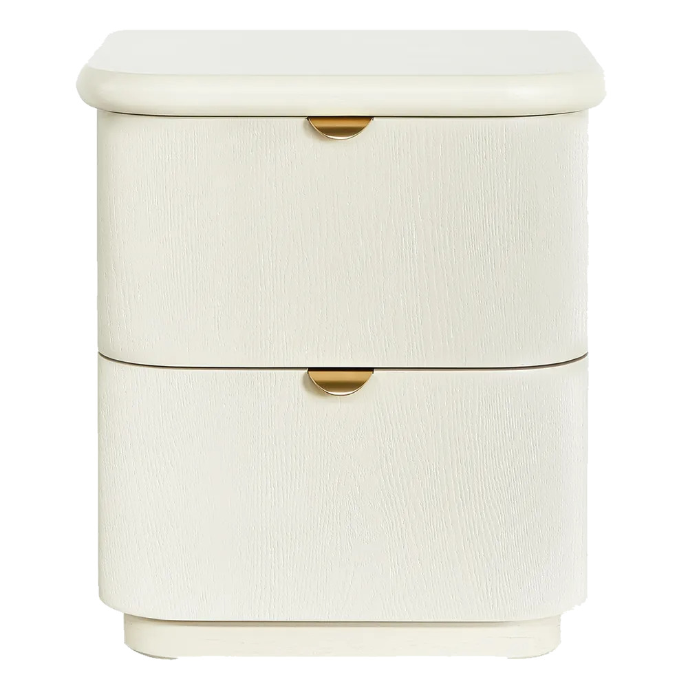 Lina Bedside Table - Ivory