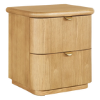 Lina Bedside Table - Natural Oak
