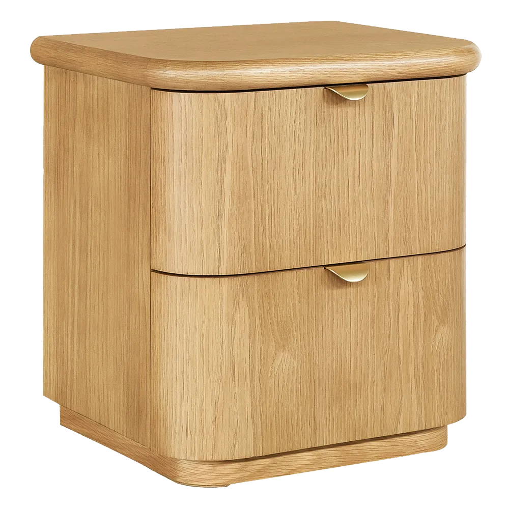 Lina Bedside Table - Natural Oak