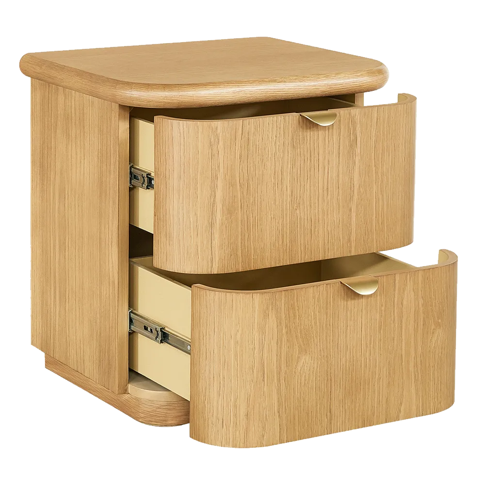 Lina Bedside Table - Natural Oak