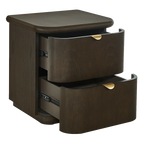 Lina Bedside Table - Smoked Oak