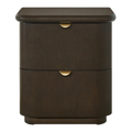 Lina Bedside Table - Smoked Oak