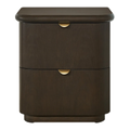 Linley Bedside Table - Smoked Oak