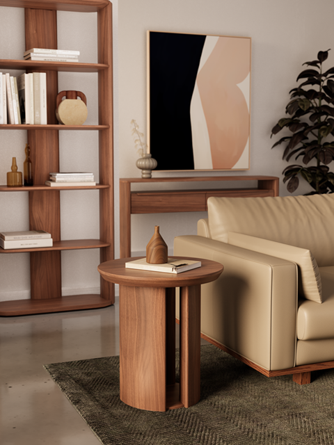 Meko 1500 Console Table - Walnut Natural