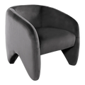 Maine Arm Chair - Charcoal Velvet