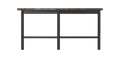 Nimes Coffee Table - Dark Emperador & Black Powder Coat