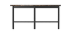 Nimes Coffee Table - Dark Emperador & Black Powder Coat