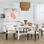 Nolan Dining Chair Set of 2 - Natural Linen