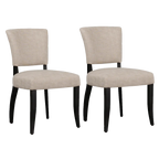 Noah Dining Chair Set of 2 - Natural Linen