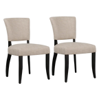 Nolan Dining Chair Set of 2 - Natural Linen