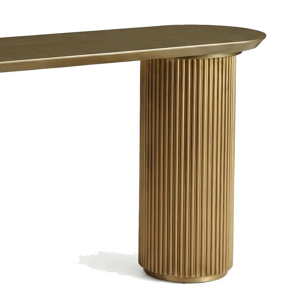 Nomad Console Table - Large Gold