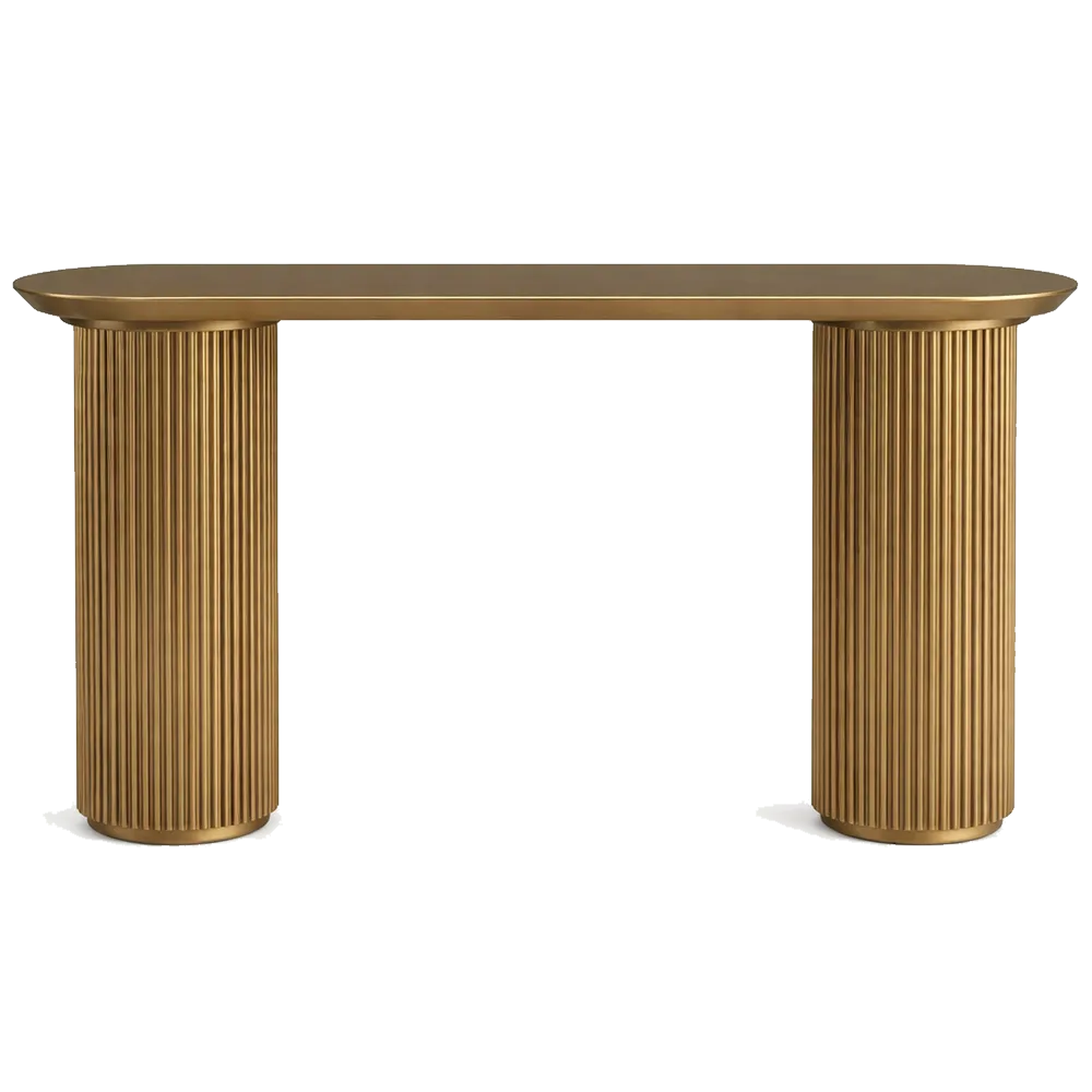 Nomad Console Table - Large Gold