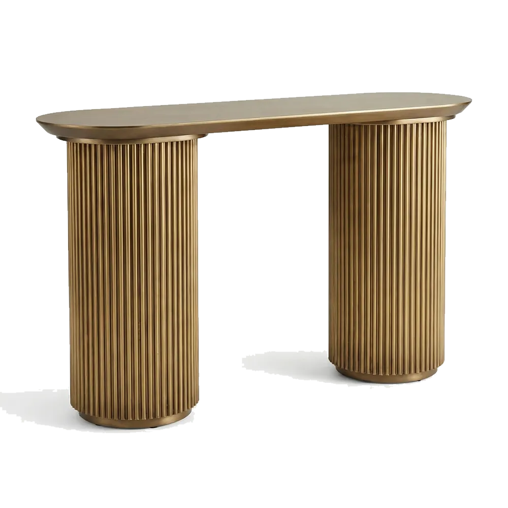 Nomad Console Table - Small Gold
