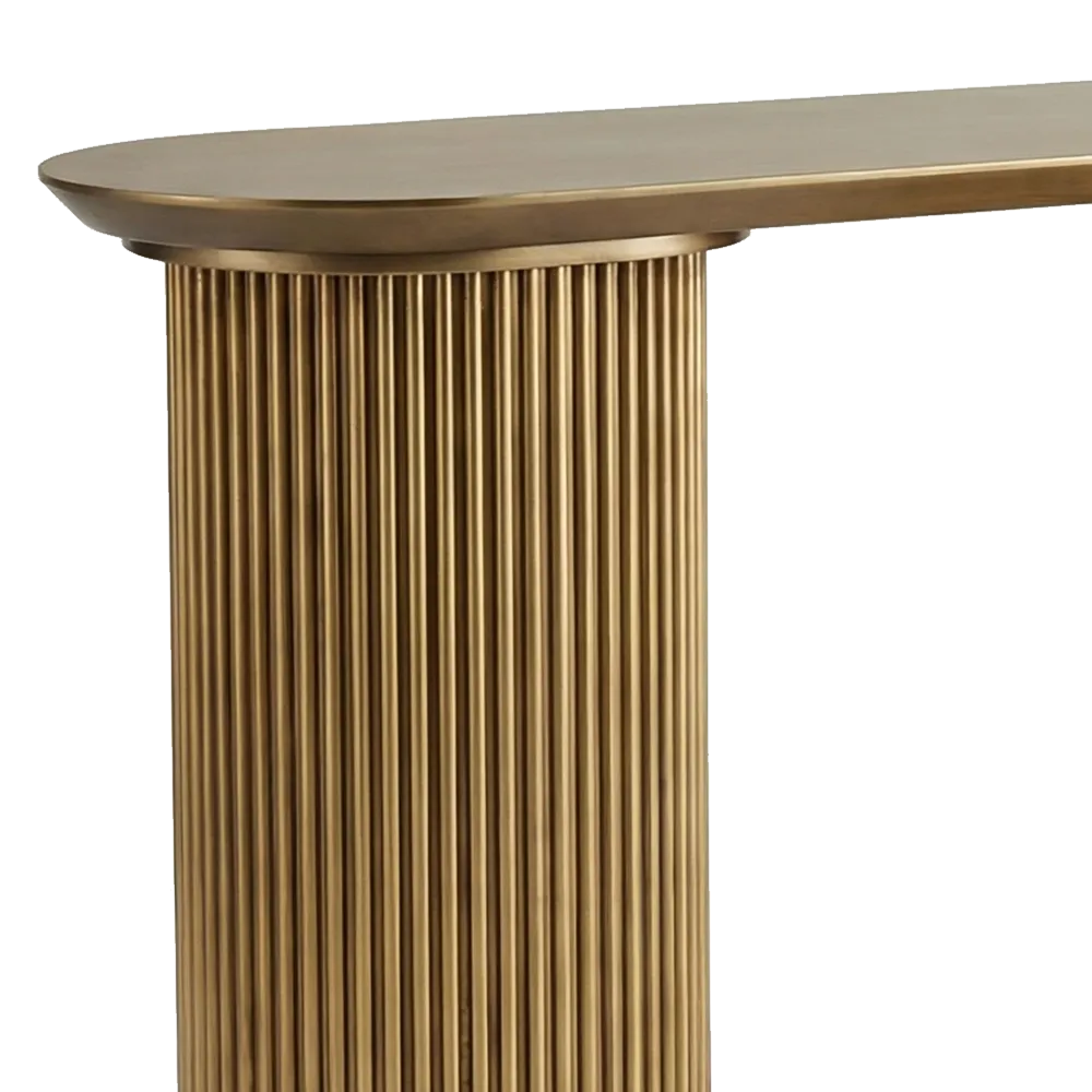 Nomad Console Table - Small Gold