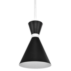 Oslo Pendant - Black w White