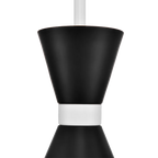 Oslo Pendant - Black w White