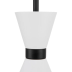 Oslo Pendant - White w Black