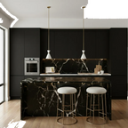 Oslo Pendant - White w Brass