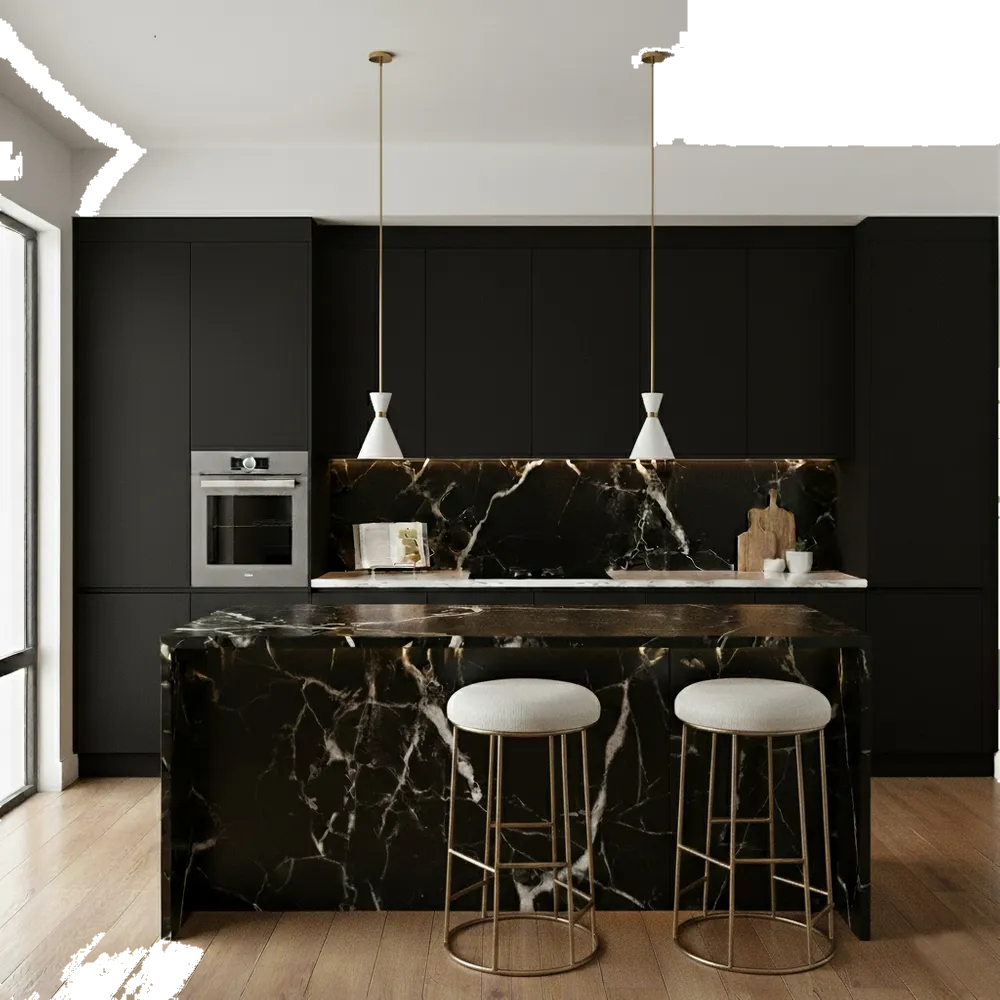 Oslo Pendant - White w Brass