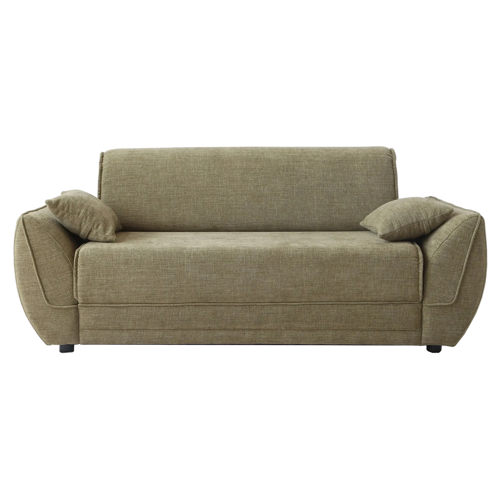 Petal Fabric Fold Out Sofa Bed, Double