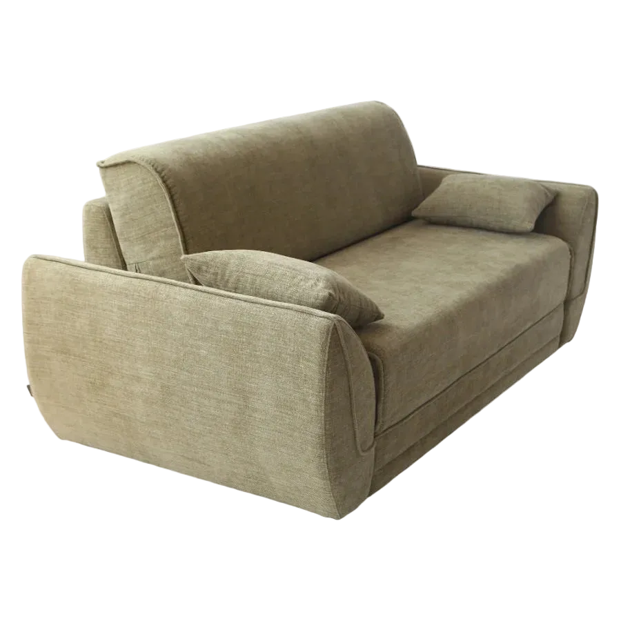 Petal Fabric Fold Out Sofa Bed, Double