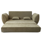 Petal Fabric Fold Out Sofa Bed, Double