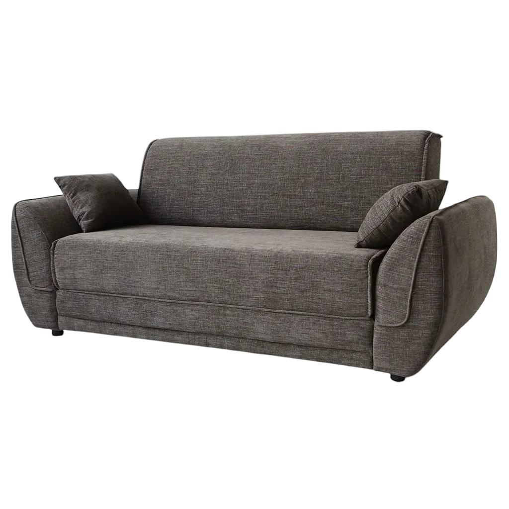 Petal Fabric Fold Out Sofa Bed, Double