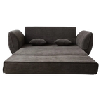 Petal Fabric Fold Out Sofa Bed, Double