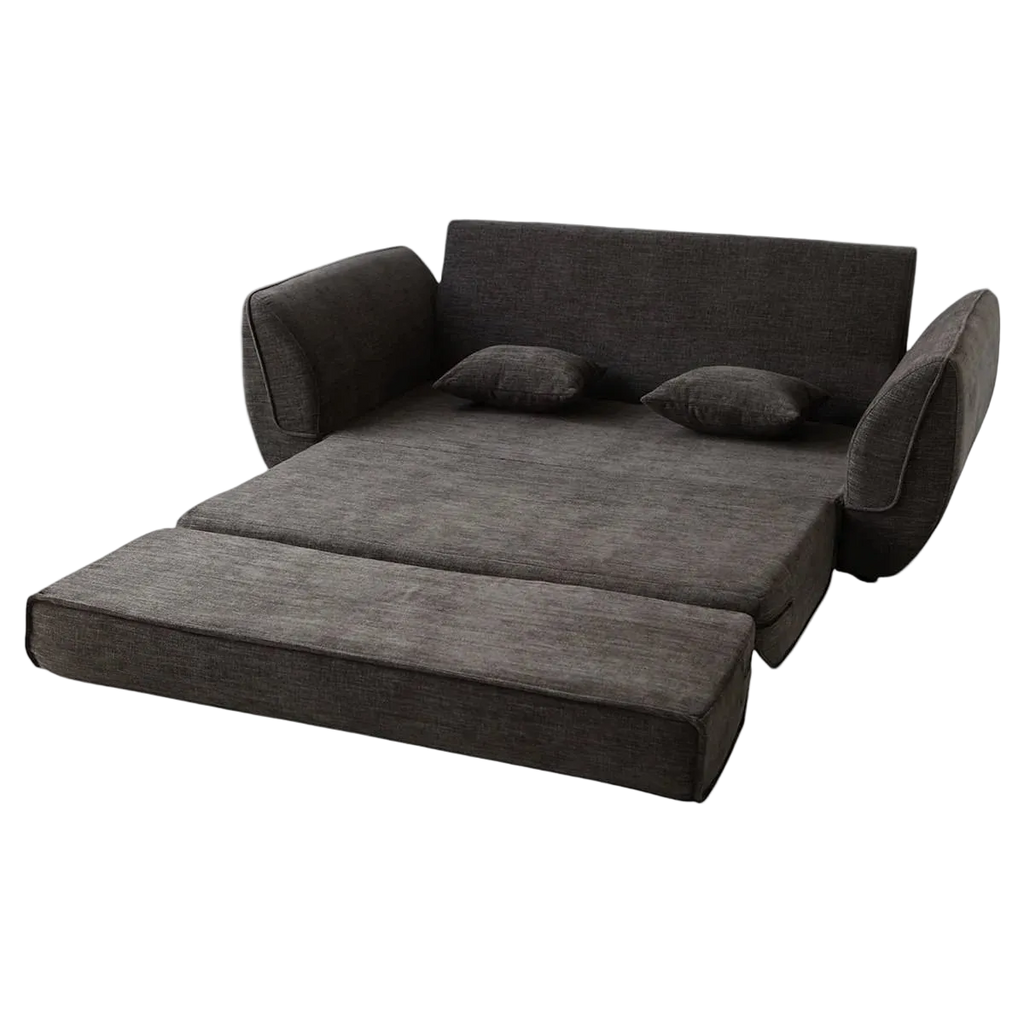 Petal Fabric Fold Out Sofa Bed, Double
