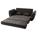 Petal Fabric Fold Out Sofa Bed, Double