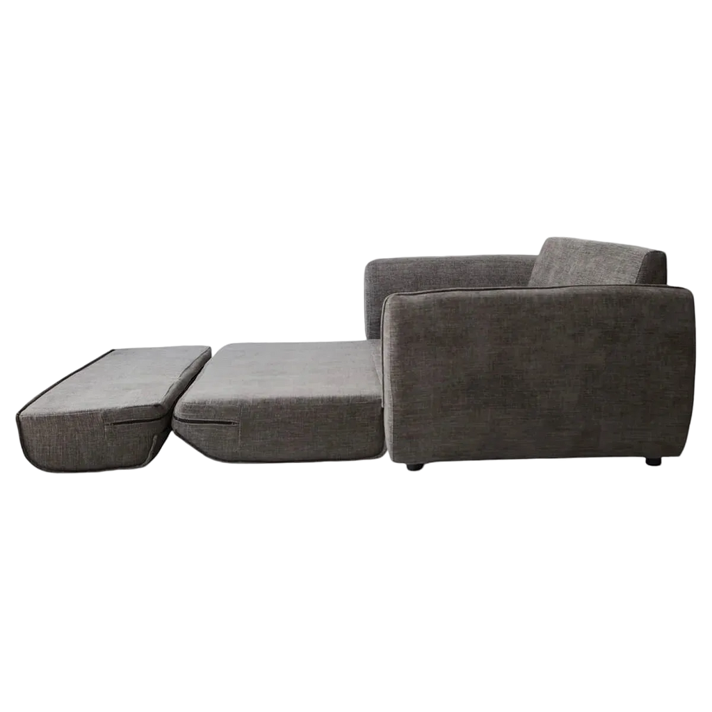 Petal Fabric Fold Out Sofa Bed, Double